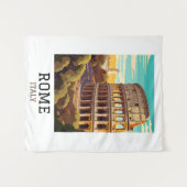 Klassisches Rom Italien Kolosseum Historisch Wandteppich (Vorderseite (Horizontal))