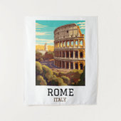 Klassisches Rom Italien Kolosseum Historisch Wandteppich (Vorderseite)