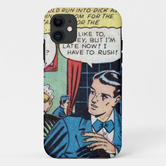 Klassisches Romantisches Comic der 50er Jahre Case-Mate iPhone Hülle (Rückseite)