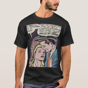 Klassisches Romantisches Comic der 50er Jahre T-Shirt