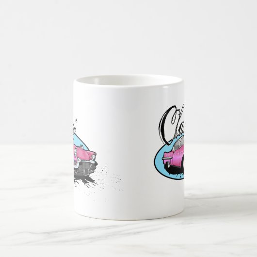 Klassisches rosa Cadillac Kaffeetasse (Mittel)