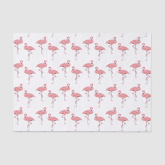 Klassisches rosa Flamingo Muster Seidenpapier