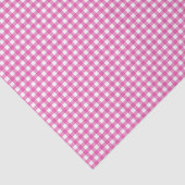 Klassisches rosa Gingham Seidenpapier (Ausschnitt)
