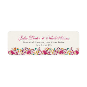 Klassisches Rosa Grün Gelb Floral Schwan Vogel Hoc