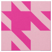 Klassisches rosa Hahnentrittmuster Stoff (Nahaufnahme)