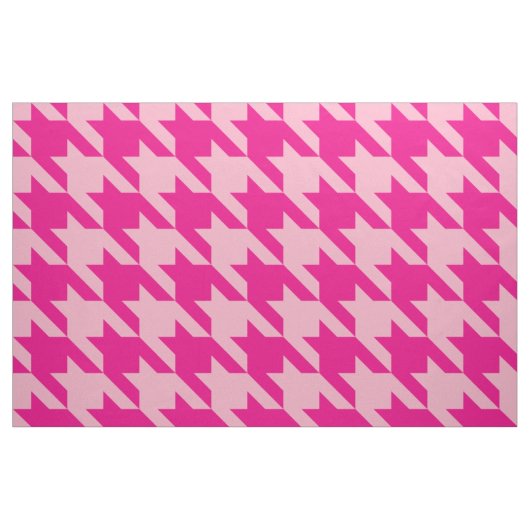 Klassisches rosa Hahnentrittmuster Stoff (Fat Quarter (45,7 x 55,9 cm))