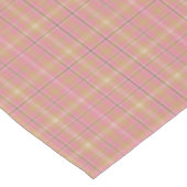 Klassisches rosa Karo Tischdecke (Schrägansicht)