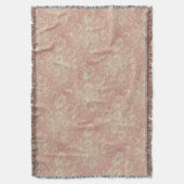 Klassisches rosa Rosenmuster Decke (Vorderseite Vertikal)