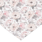 Klassisches rosa u. graues Muster Kurzer Tischläufer (Ecke)