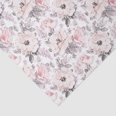 Klassisches rosa u. graues Muster Seidenpapier (Ausschnitt)