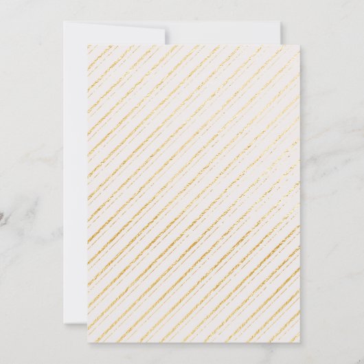 Klassisches Rosa- und Goldrahmen-Foto Save the Dat Save The Date (Rückseite)