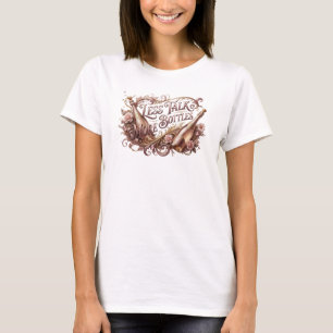 Klassisches Rosa WENIGER REDEN MEHR FLASCHEN T-Shi T-Shirt