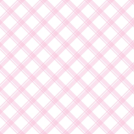 Klassisches rosafarbenes Kariertes Tablett für rus Tischdecke