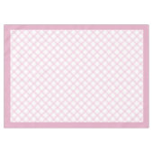 Klassisches rosafarbenes Kariertes Tablett für rus Tischdecke (Vorderseite (Horizontal))