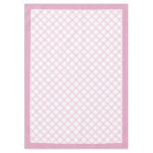 Klassisches rosafarbenes Kariertes Tablett für rus Tischdecke (Vorderseite)