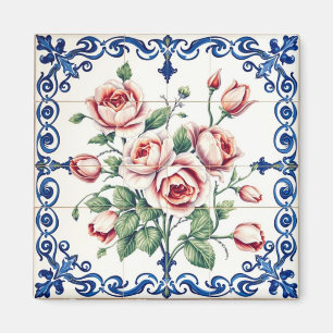 klassisches Rosenbouquet-Magnet Magnet
