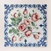 klassisches Rosenbouquet-Puzzle Puzzle (Horizontal)