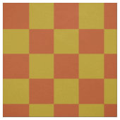 Klassisches Rost- und Gold-Checkerboard-Muster Stoff (Muster)