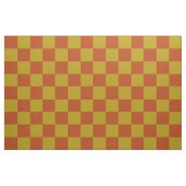 Klassisches Rost- und Gold-Checkerboard-Muster Stoff (Fat Quarter (45,7 x 55,9 cm))