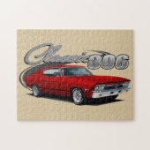 Klassisches Rot 396 Puzzle (Horizontal)