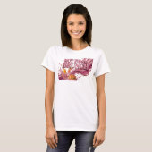 Klassisches Rot BUT FIRST BRUNCH T-Shirt (Vorne ganz)