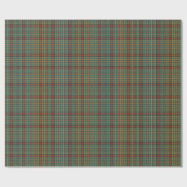 Klassisches Rot- und Grün-Schotten-Tartan-Karo-Mus Geschenkpapier