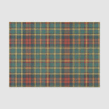Klassisches Rot- und Grün-Schottisch-Tartan-Karo-M