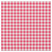 Klassisches rot-weißes Gingham-Muster Rustikal Stoff (Nahaufnahme)