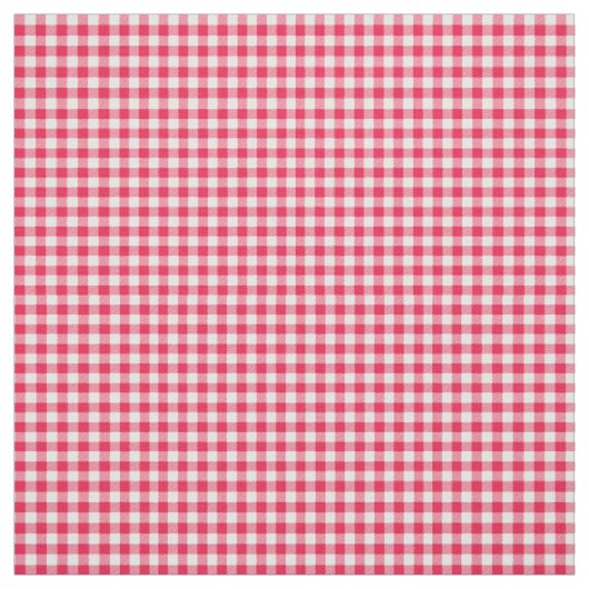 Klassisches rot-weißes Gingham-Muster Rustikal Stoff (Muster)