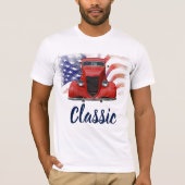 Klassisches rotes Auto 1934 T-Shirt (Vorderseite)