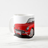 Klassisches Rotes Auto Kaffeetasse (Vorderseite Links)