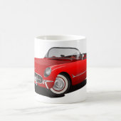 Klassisches Rotes Auto Kaffeetasse (Mittel)