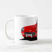 Klassisches Rotes Auto Kaffeetasse (Links)