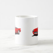 Klassisches Rotes Auto Kaffeetasse (Mittel)