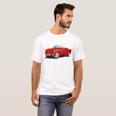 Klassisches Rotes Auto T-Shirt (Vorne ganz)