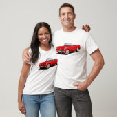 Klassisches Rotes Auto T-Shirt (Unisex)