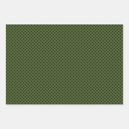 Klassisches Rotes Grün Schwarz-weiß Gingham Geschenkpapier Set (Vorderseite 3)