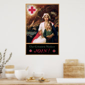 Klassisches Rotes Kreuz Poster (Küche)
