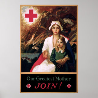 Klassisches Rotes Kreuz Poster