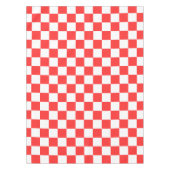 Klassisches rotes Schachbrett Tischdecke (Vorderseite)