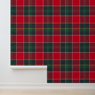 Klassisches rotes schottisches Tartan Tapete