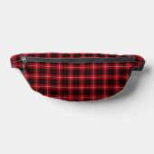 Klassisches Rotes Schwarzes Kariert Bauchtasche (Ablage )