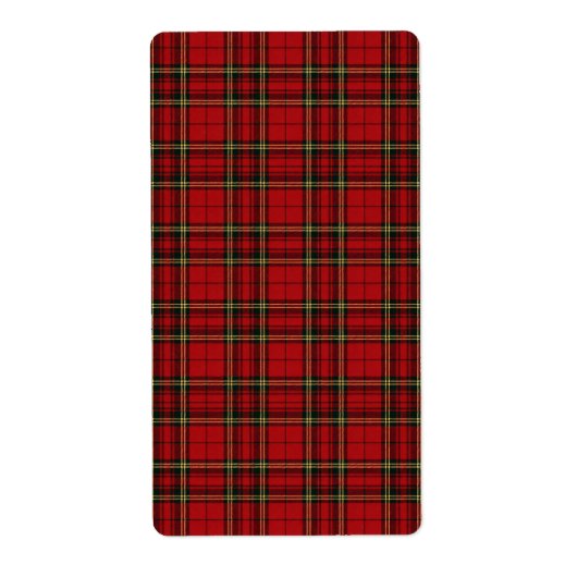 Klassisches rotes Tartan-Karo (Vorne)
