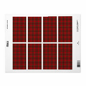 Klassisches rotes Tartan-Karo (Vorne)