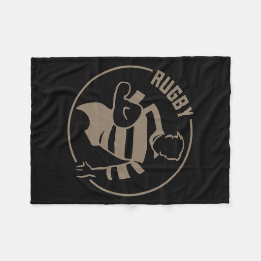 Klassisches Rugby Fleecedecke (Vorderseite (Horizontal))
