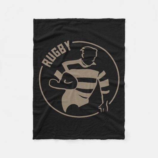 Klassisches Rugby Fleecedecke (Vorderseite)