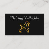 Klassisches Salon-Design Visitenkarte (Vorderseite)