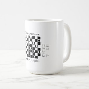 Klassisches Schach-Inspiriertes Design Kaffeetasse