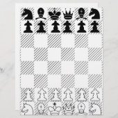 Klassisches Schachbrett (Vorne/Hinten)