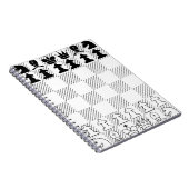 Klassisches Schachbrett Notizblock (Rechte Seite)